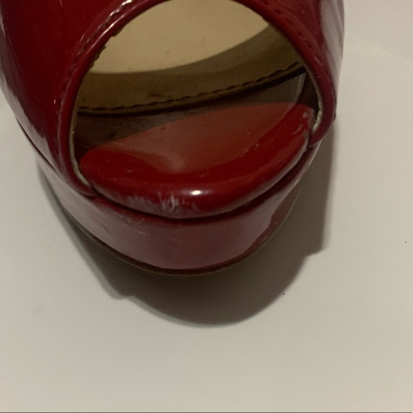 Enzo Angiolini Red Platform Heels ❤️ 👠 - Picture 7 of 12